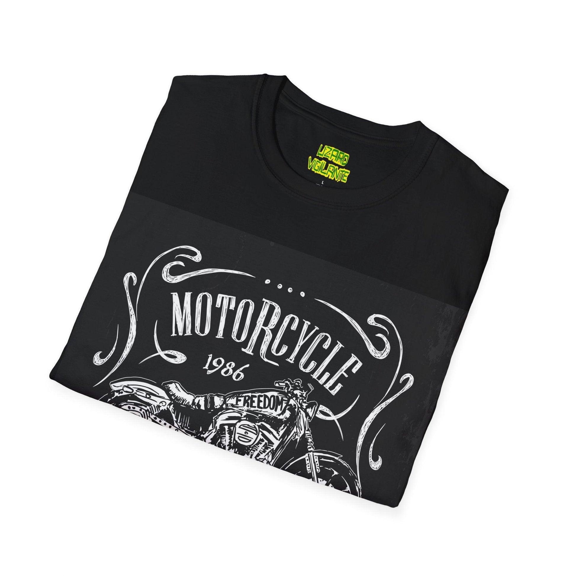 Motorcycle Lover Unisex Softstyle T-Shirt - Lizard Vigilante