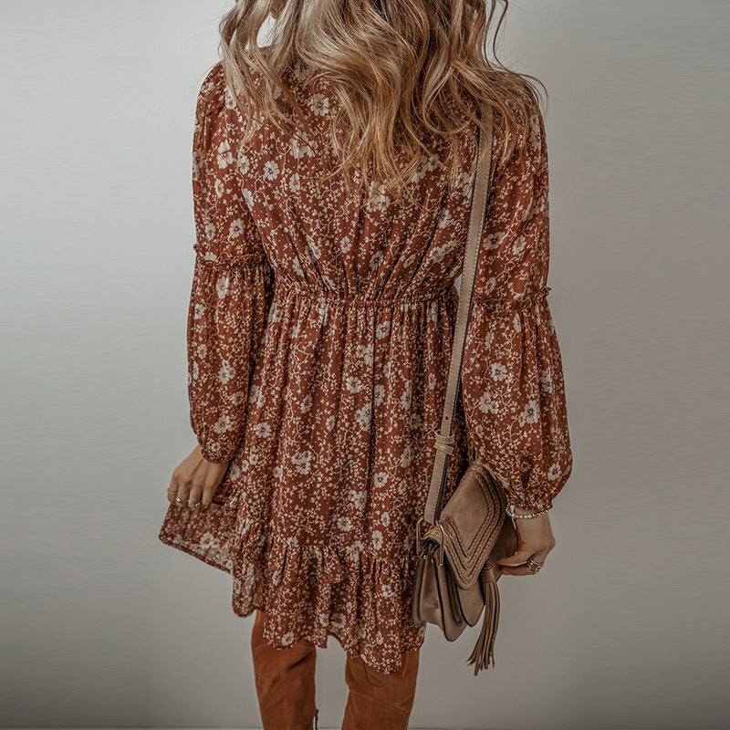 European And American Bohemian Style Dress Women