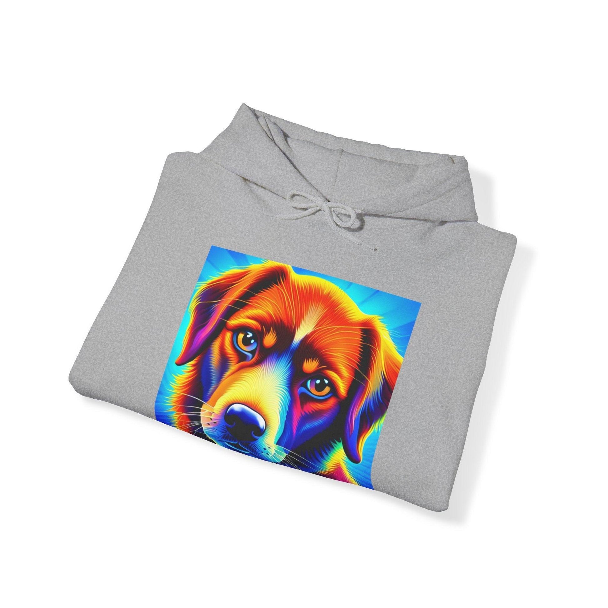 Prism Dog Unisex Heavy Blend™ Hooded Sweatshirt - Lizard Vigilante