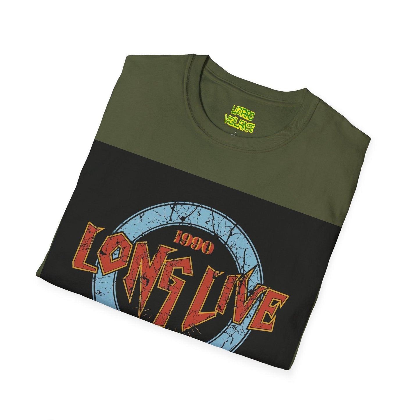 Long Live Rock And Roll Unisex Softstyle T-Shirt - Lizard Vigilante