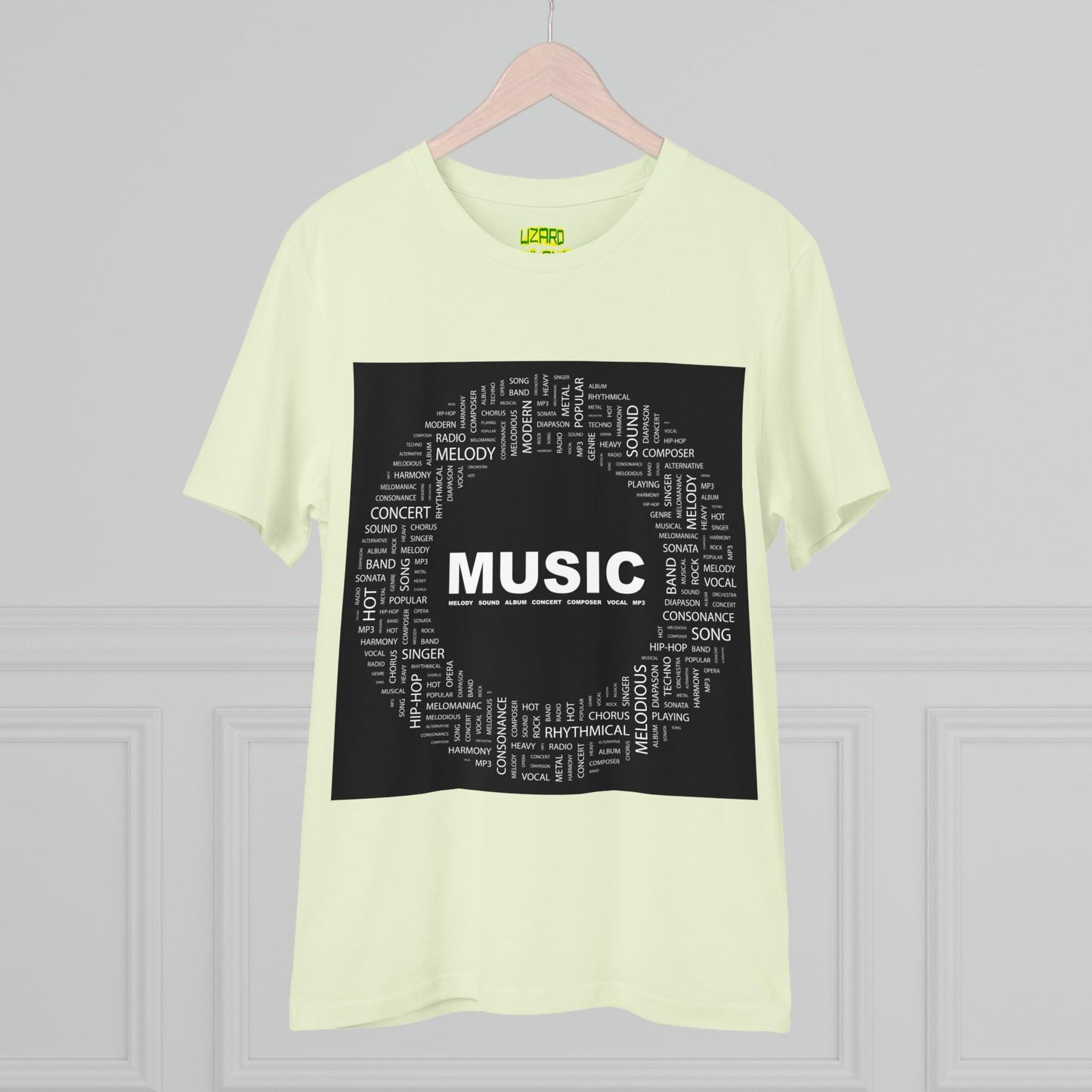 Music Circ Graphic Organic Creator T-shirt - Unisex - Lizard Vigilante