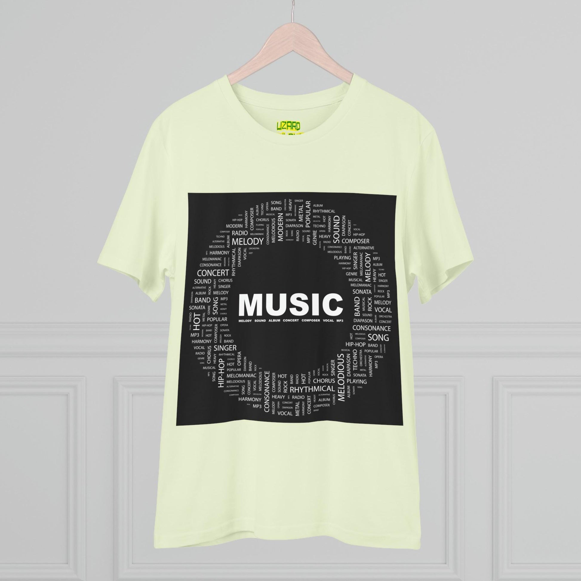 Music Circ Graphic Organic Creator T-shirt - Unisex - Lizard Vigilante