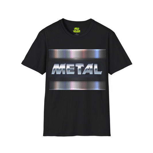 METAL Plate Unisex Softstyle T-Shirt - Lizard Vigilante