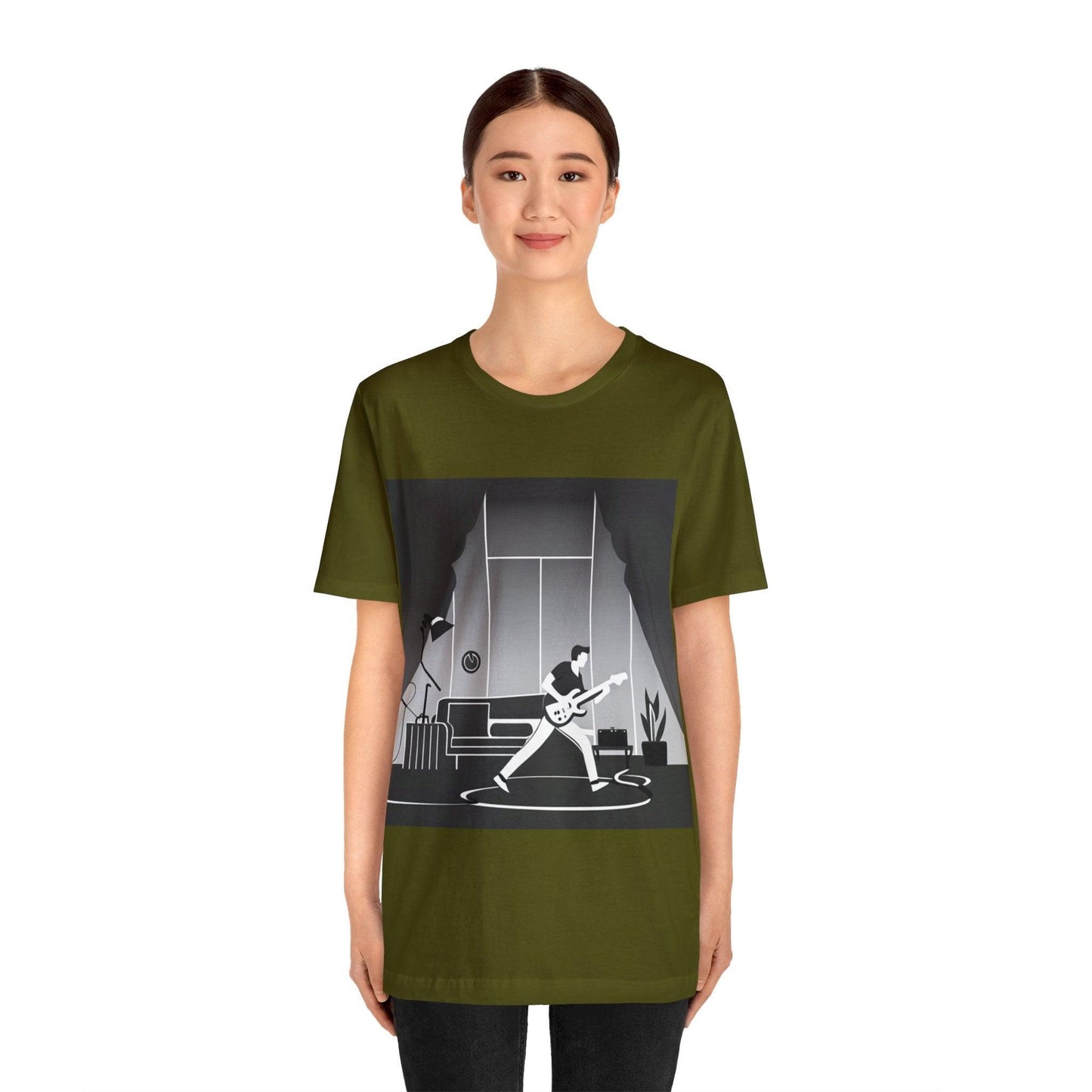 Living Room Jam Unisex Jersey Short Sleeve Tee - Lizard Vigilante