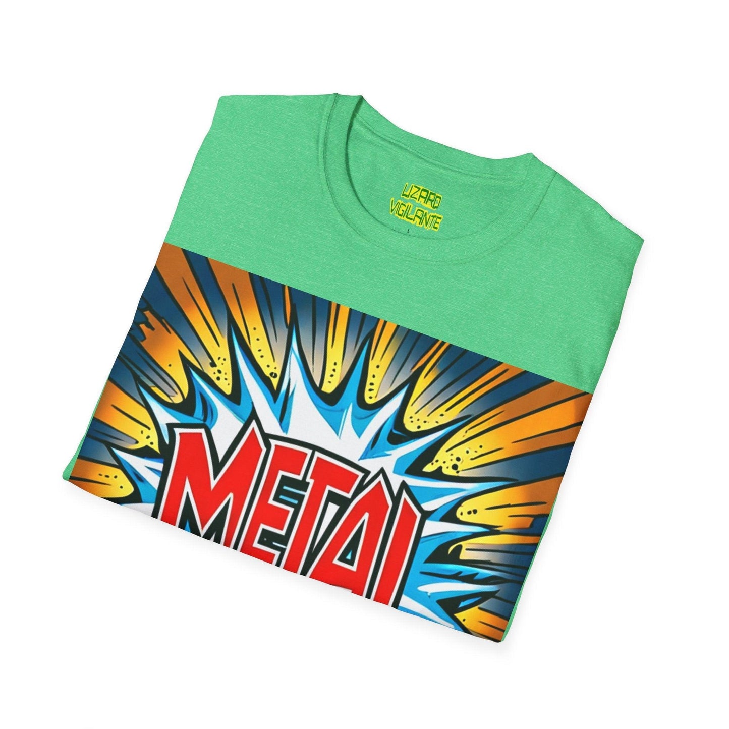 METAL Blasted Unisex Softstyle T-Shirt - Lizard Vigilante