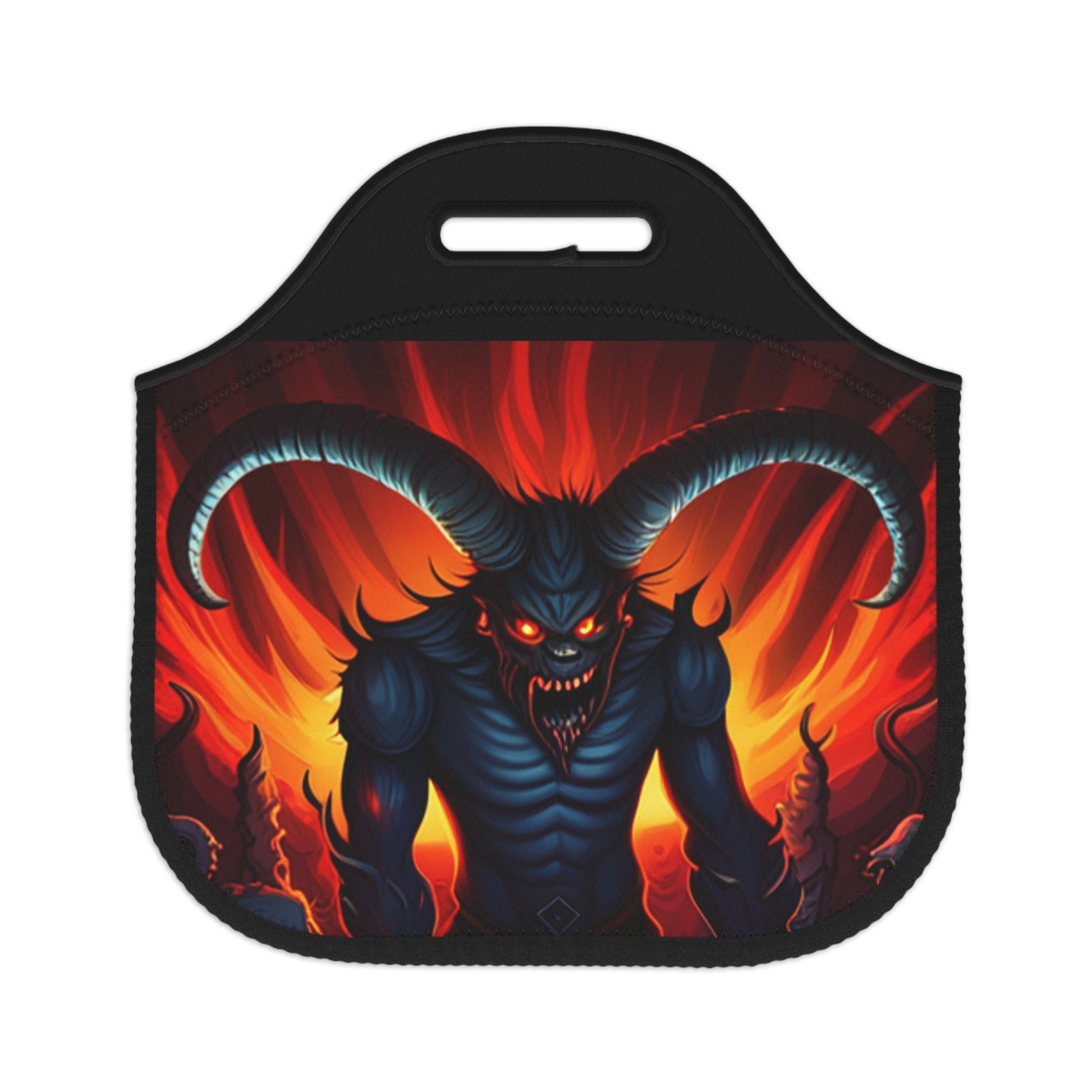 Horny Devil Neoprene Lunch Bag - Lizard Vigilante