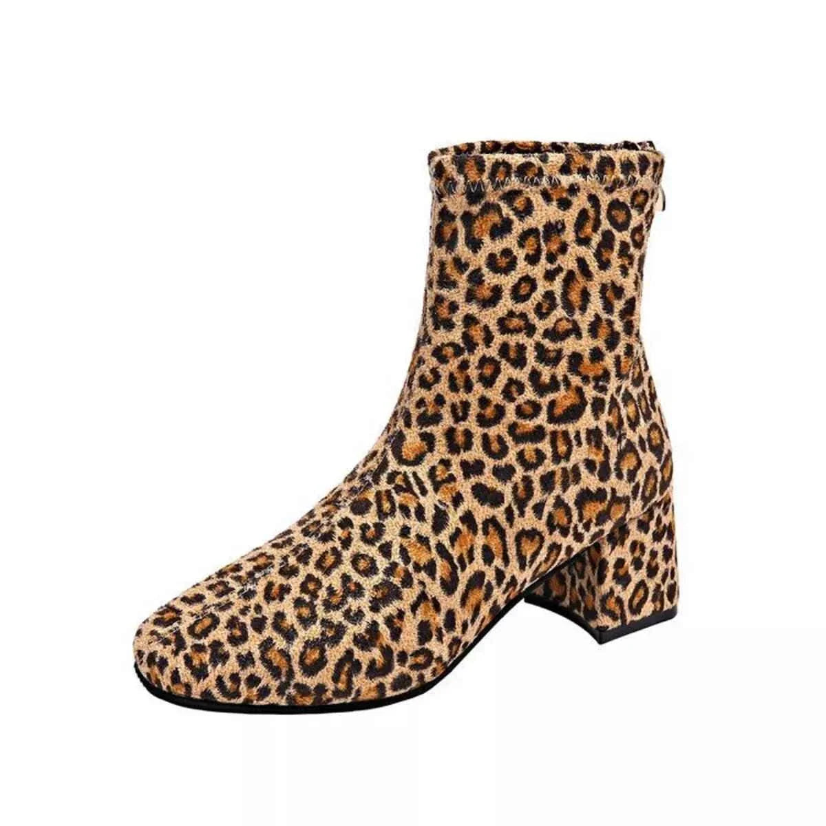 Stylish Chic Block Heel : Ankle Boots