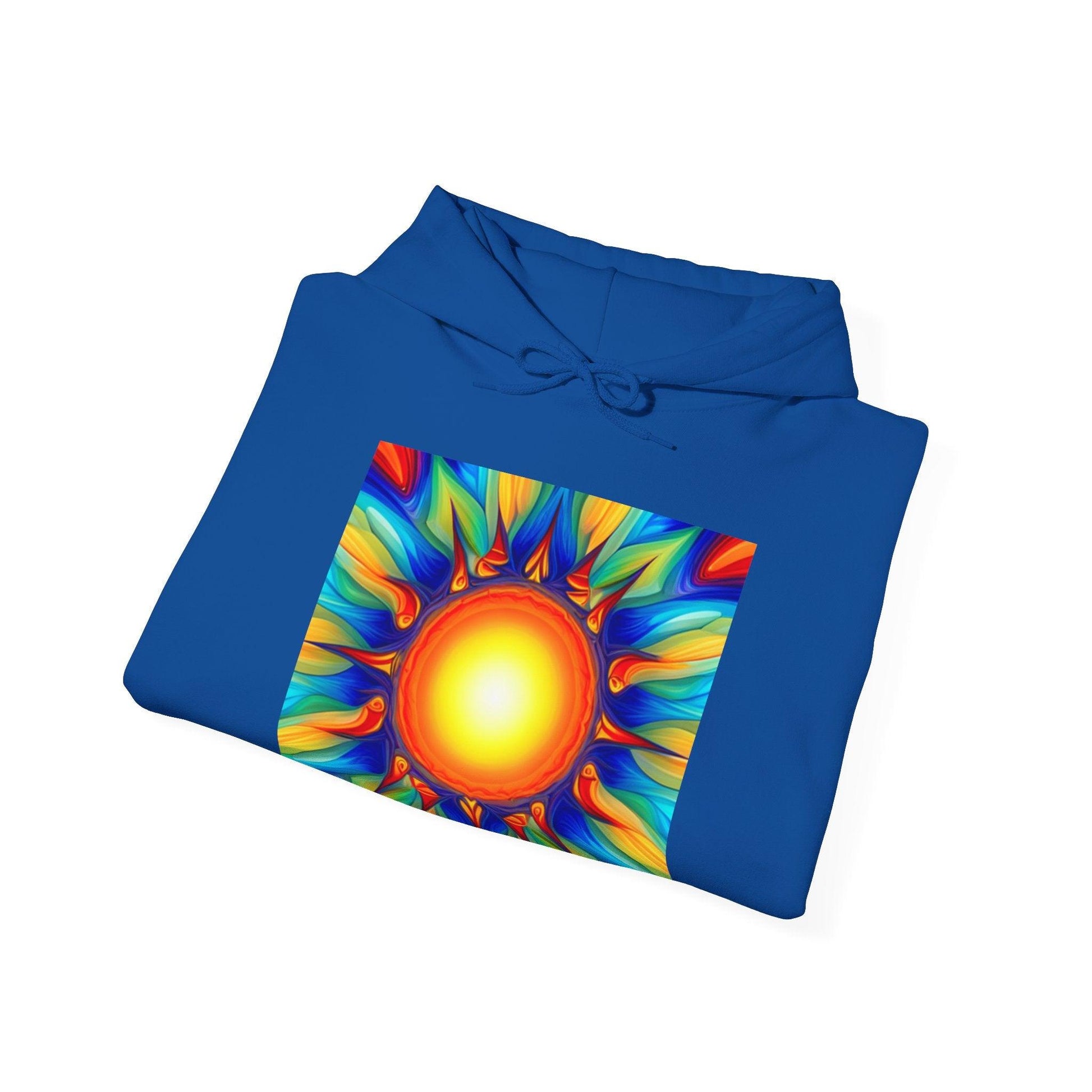 Psychedelic Sun Unisex Heavy Blend™ Hooded Sweatshirt - Lizard Vigilante