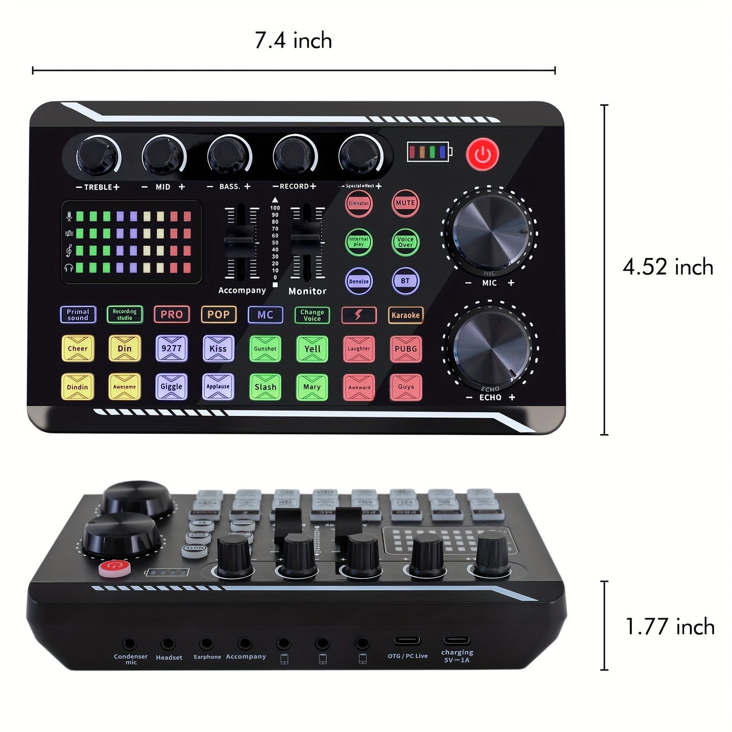 Complete Home Studio Recording Kit – Professional Podcast & Music Mixer with Condenser Microphone Set - Premium recording studio from Lizard Vigilante - Just $48.99! Shop now at Lizard Vigilante