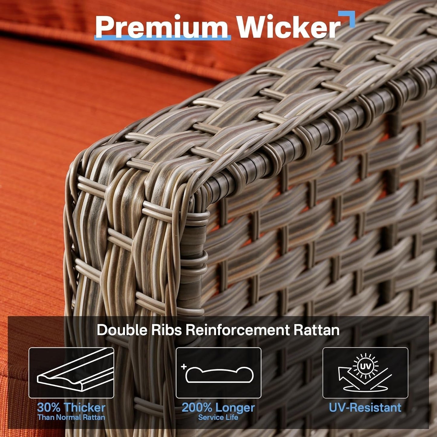 Outdoor Conversation Set with Fire Pit and Swivel Chairs