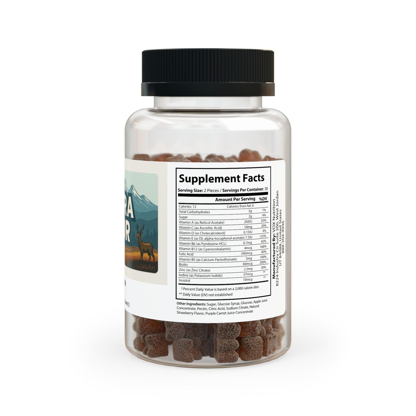 Tundra Valor Multivitamin Power Gummies For Adults (60 Gummies)