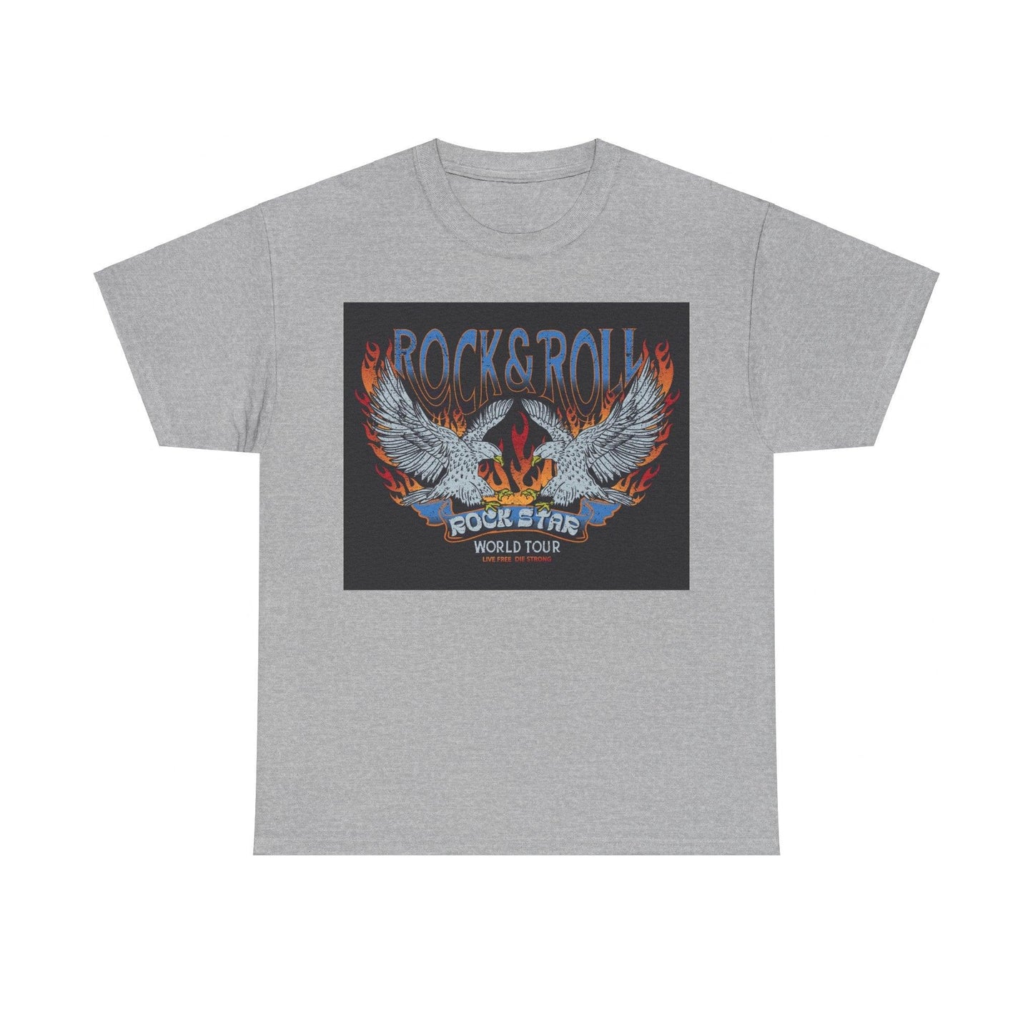 Rock & Roll Rock Star Unisex Heavy Cotton Tee - Lizard Vigilante