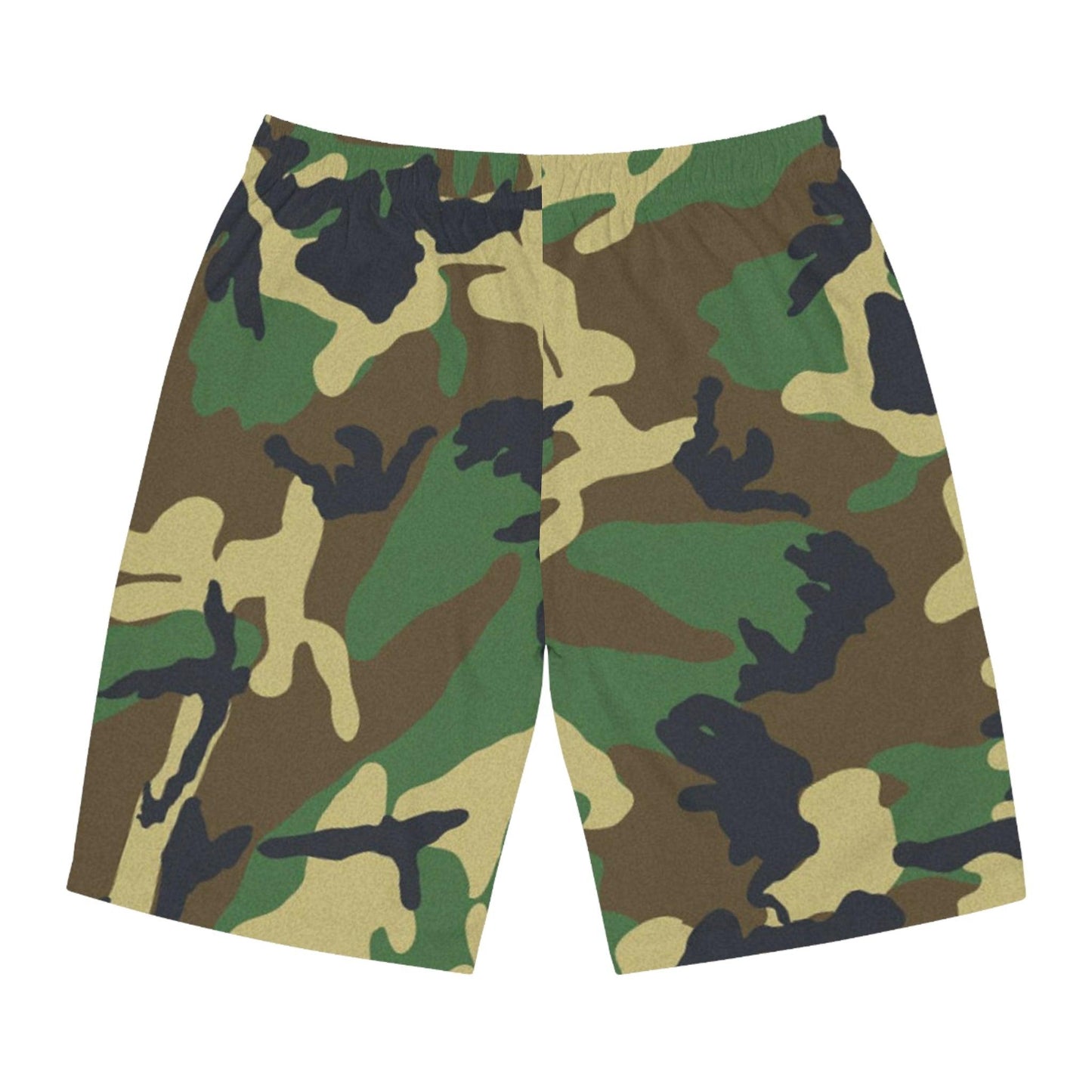 Green Camouflage Men's Board Shorts - Lizard Vigilante