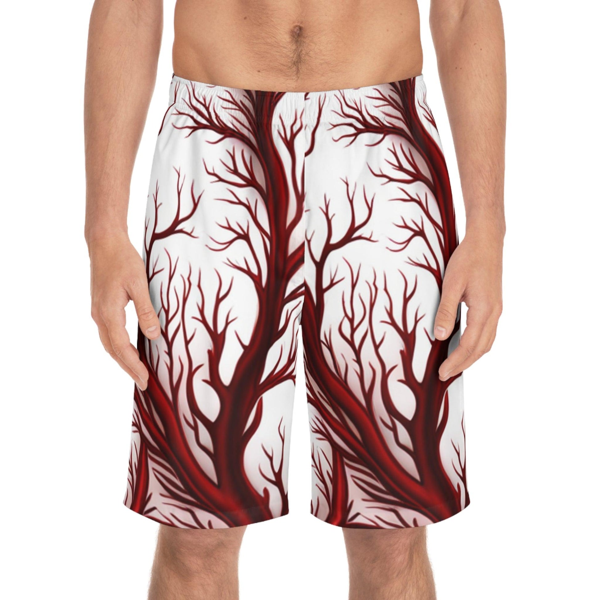 Men's Blood Network Board Shorts - Premium All Over Prints from Printify - Just $35.99! Shop now at Lizard Vigilante