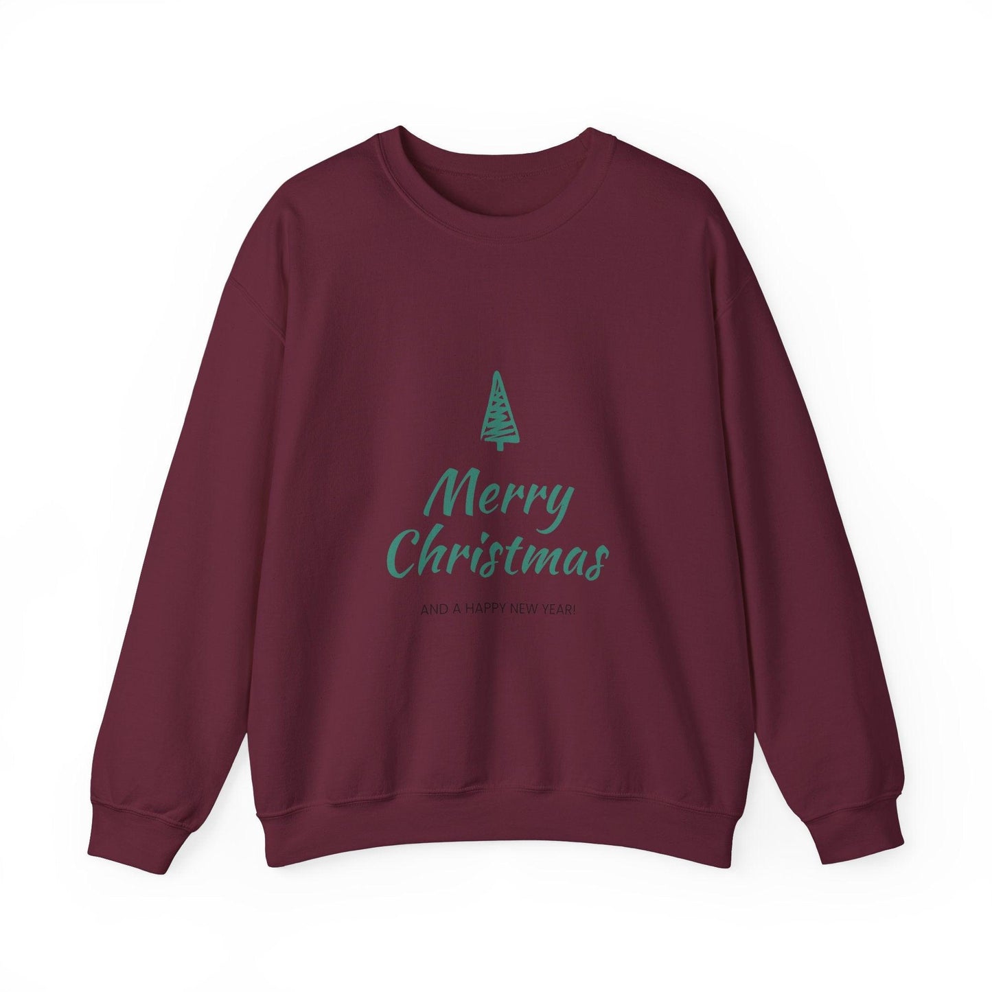 Merry Christmas and a Happy New Year Unisex Heavy Blend™ Crewneck Sweatshirt - Lizard Vigilante