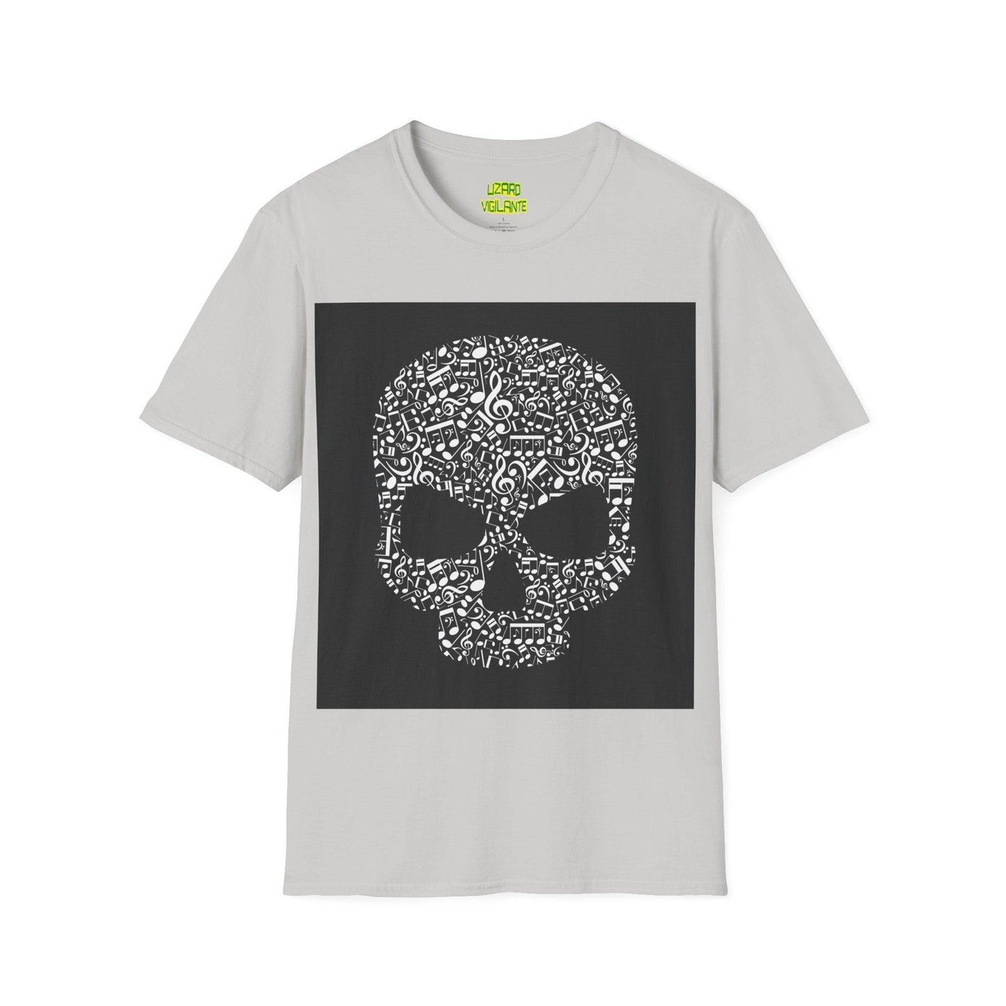 Musical Skull Unisex Softstyle T-Shirt - Lizard Vigilante