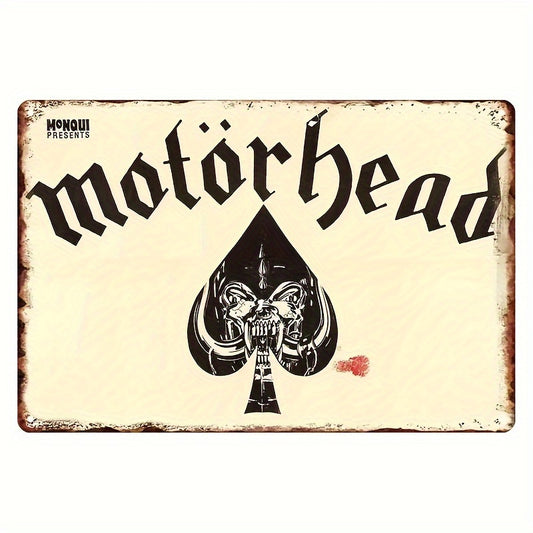 Motorhead 1980s Concert Metal Tin Sign – Vintage Wall Art for Home & Office Decor (8x12 inches) - Premium tin sign from Lizard Vigilante - Just $19.88! Shop now at Lizard Vigilante