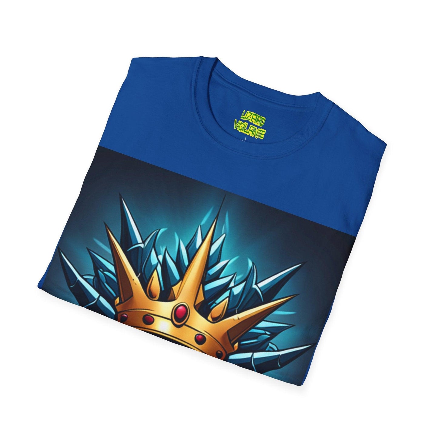 Blue Skeleton Queen Unisex Softstyle T-Shirt - Lizard Vigilante