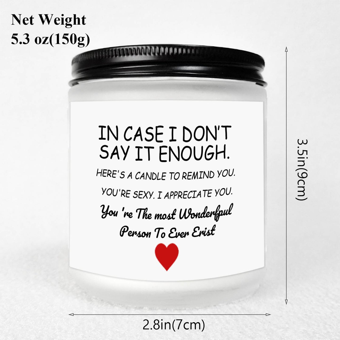 Appreciation Scented Candle - Perfect Gift for Nurses, Teachers, Mentors & More - Ideal for Birthdays, Retirement, Farewell & Christmas