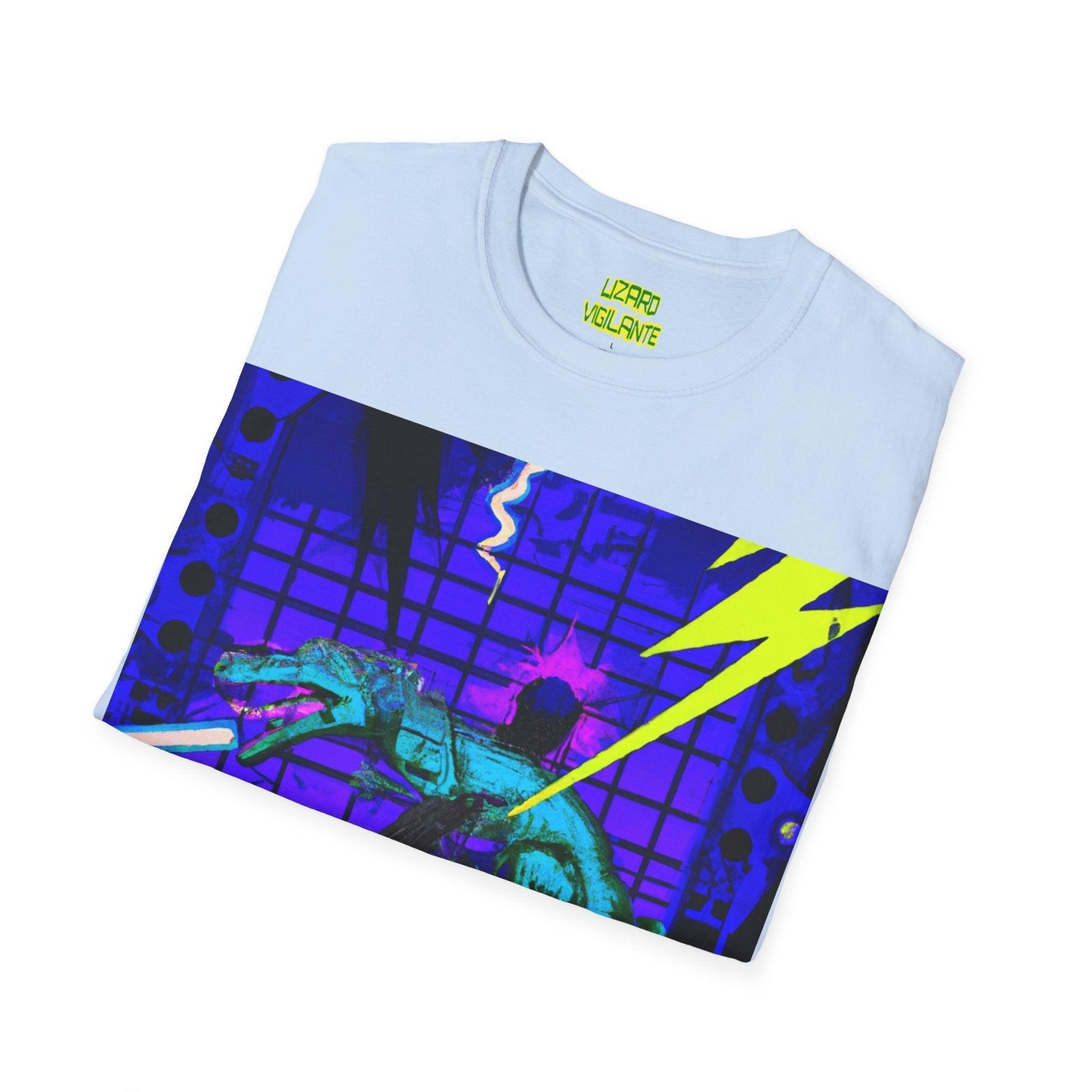 Lizard Vigilante Lives Unisex Softstyle T-Shirt - Lizard Vigilante