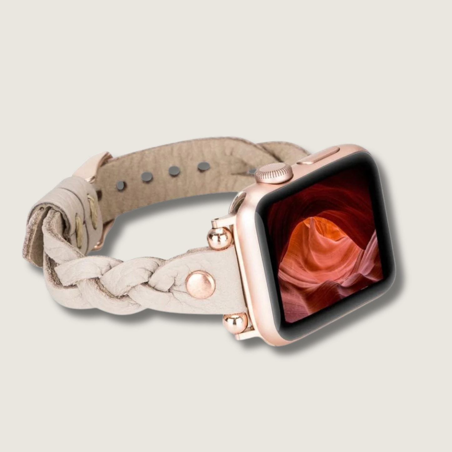 Apple Watch Braided Band - light beige - Chico