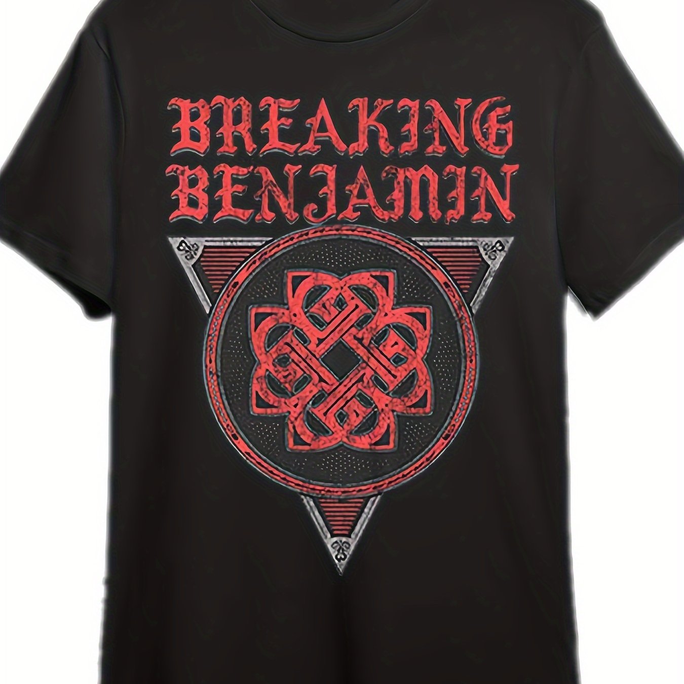 Breaking Benjamin Band Logo - Breaking Benjamin - T-Shirt 340460 Funny Men's Short Sleeve Graphic T-shirt Collection Black PR - Premium  from Lizard Vigilante - Just $21.99! Shop now at Lizard Vigilante