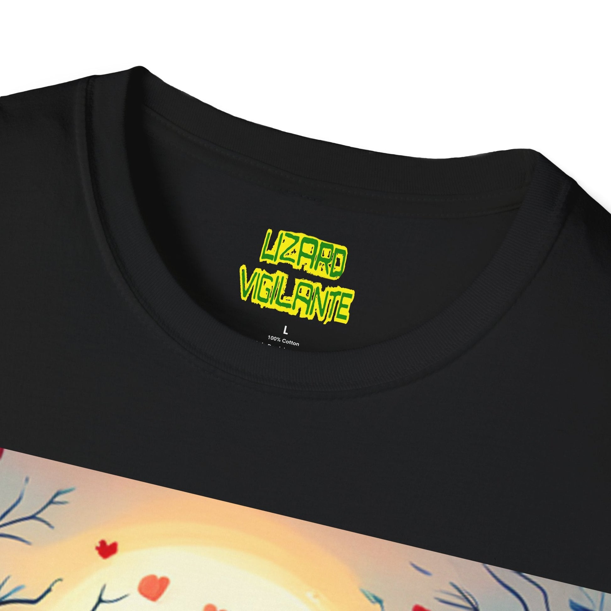 Valentine's Day Pup Hearts Unisex Softstyle Love T-Shirt - Lizard Vigilante
