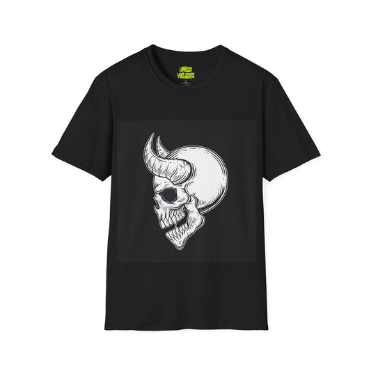 Horned Devil Unisex Softstyle T-Shirt - Lizard Vigilante