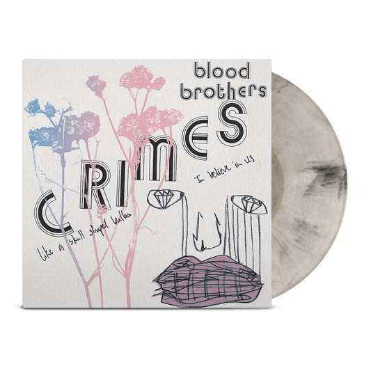 THE BLOOD BROTHERS ‘CRIMES’ LP (Exclusive – Limited to 300, Black & Bone White Marble Vinyl)