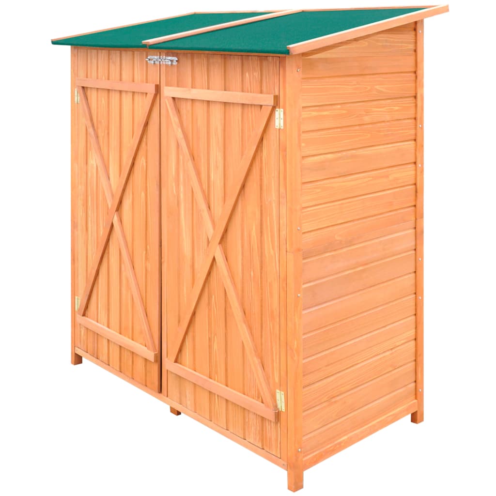 NNEVL Wooden Shed Garden Tool Shed Storage Room Large