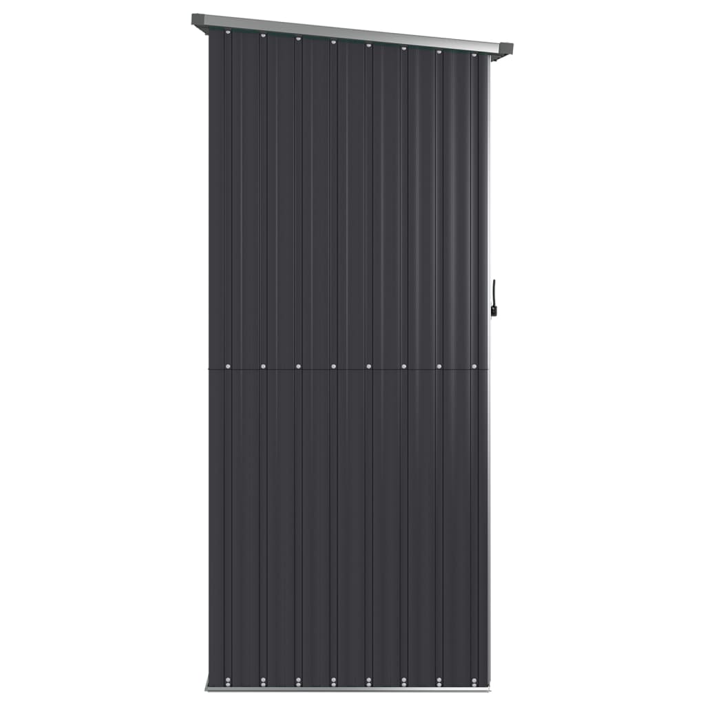 NNEVL Garden Shed Anthracite 118.5x97x209.5 cm Galvanised Steel