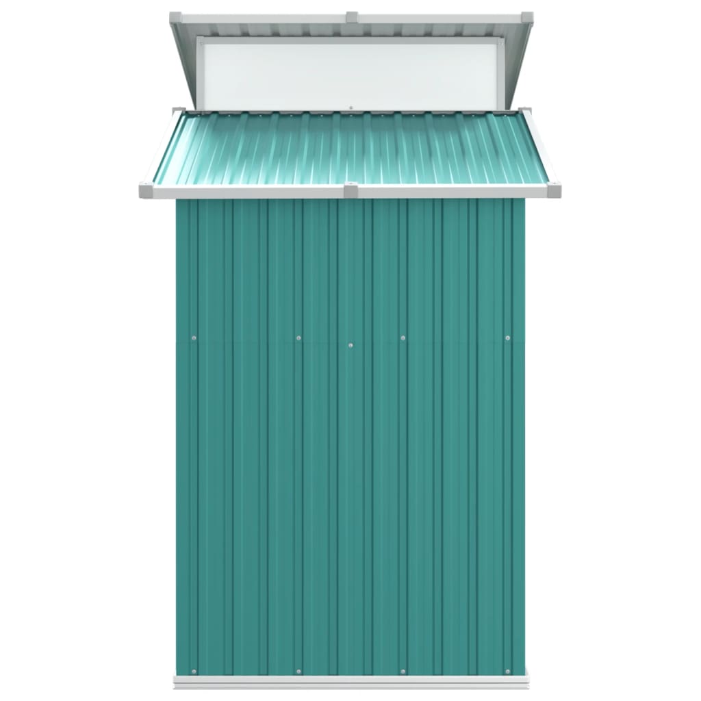 vidaXL Storage Shed Outdoor Garden Shed for Furniture Storage Galvanized Steel