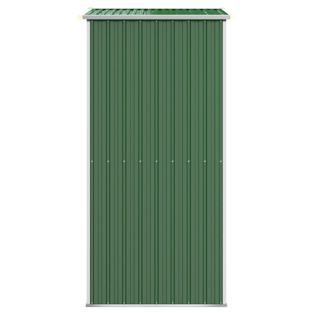 NNEVL Garden Shed Green 192x108x223 cm Galvanised Steel