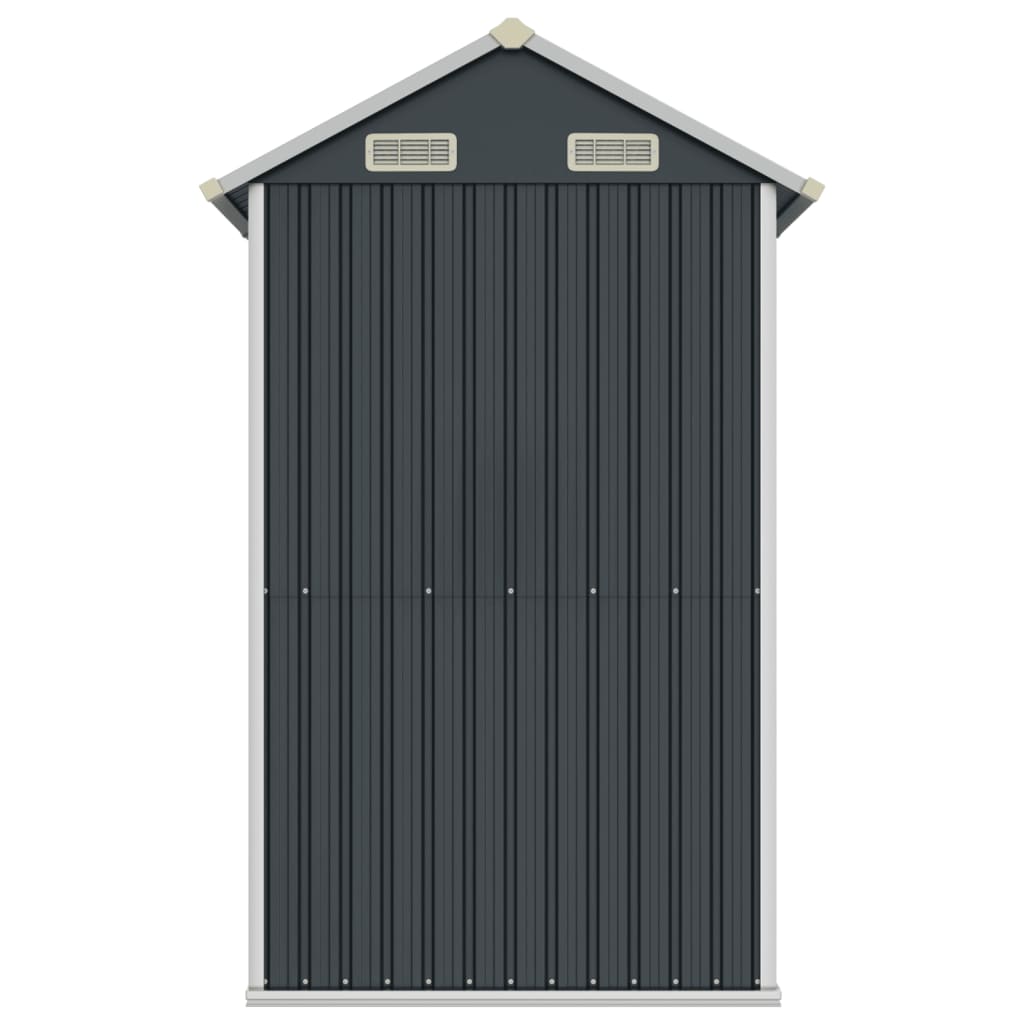 NNEVL Garden Shed Anthracite 192x152.5x237 cm Galvanised Steel