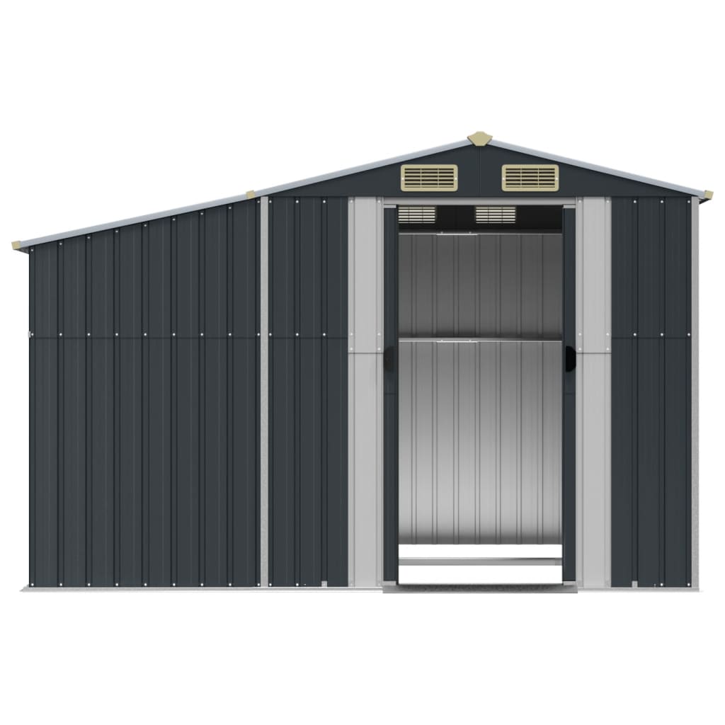 NNEVL Garden Shed Anthracite 277x192.5x179 cm Galvanised Steel