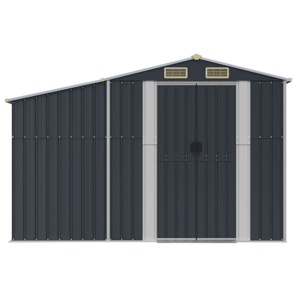 NNEVL Garden Shed Anthracite 277x279x179 cm Galvanised Steel