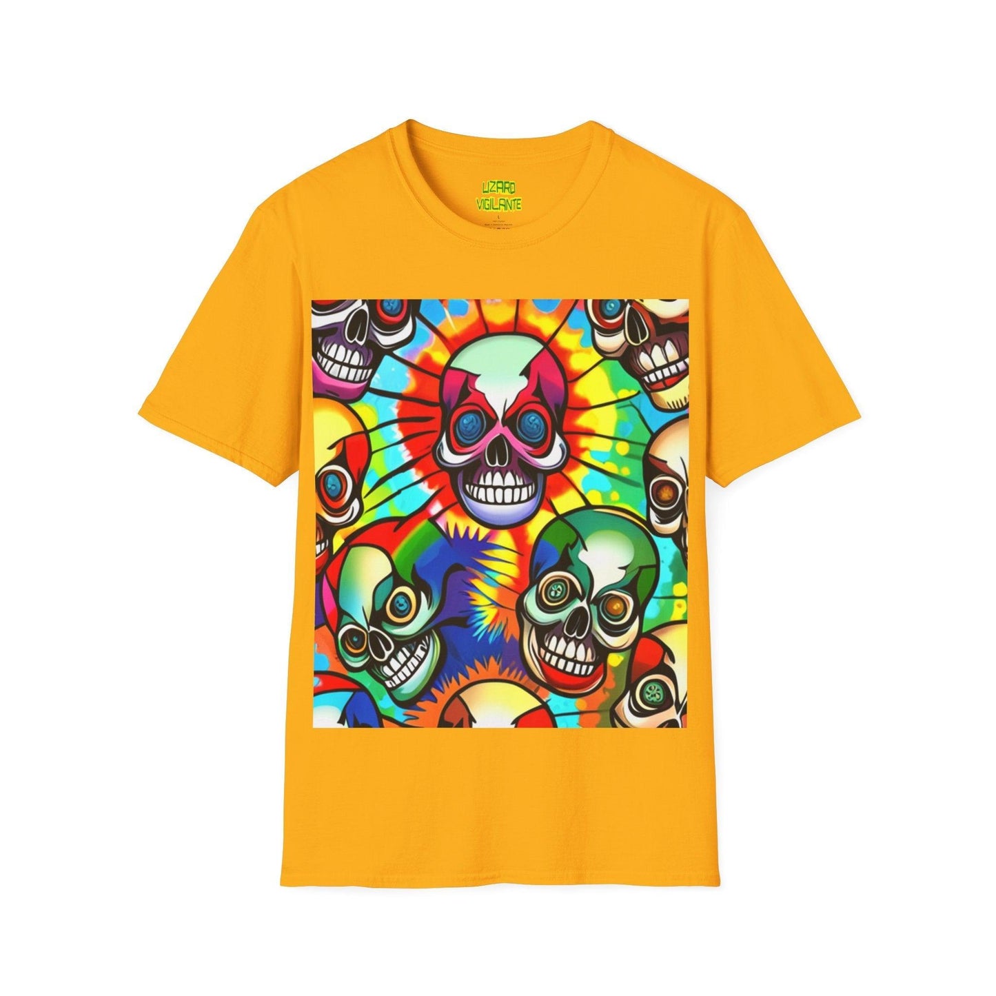 Cráneo Unisex Softstyle T-Shirt - Lizard Vigilante