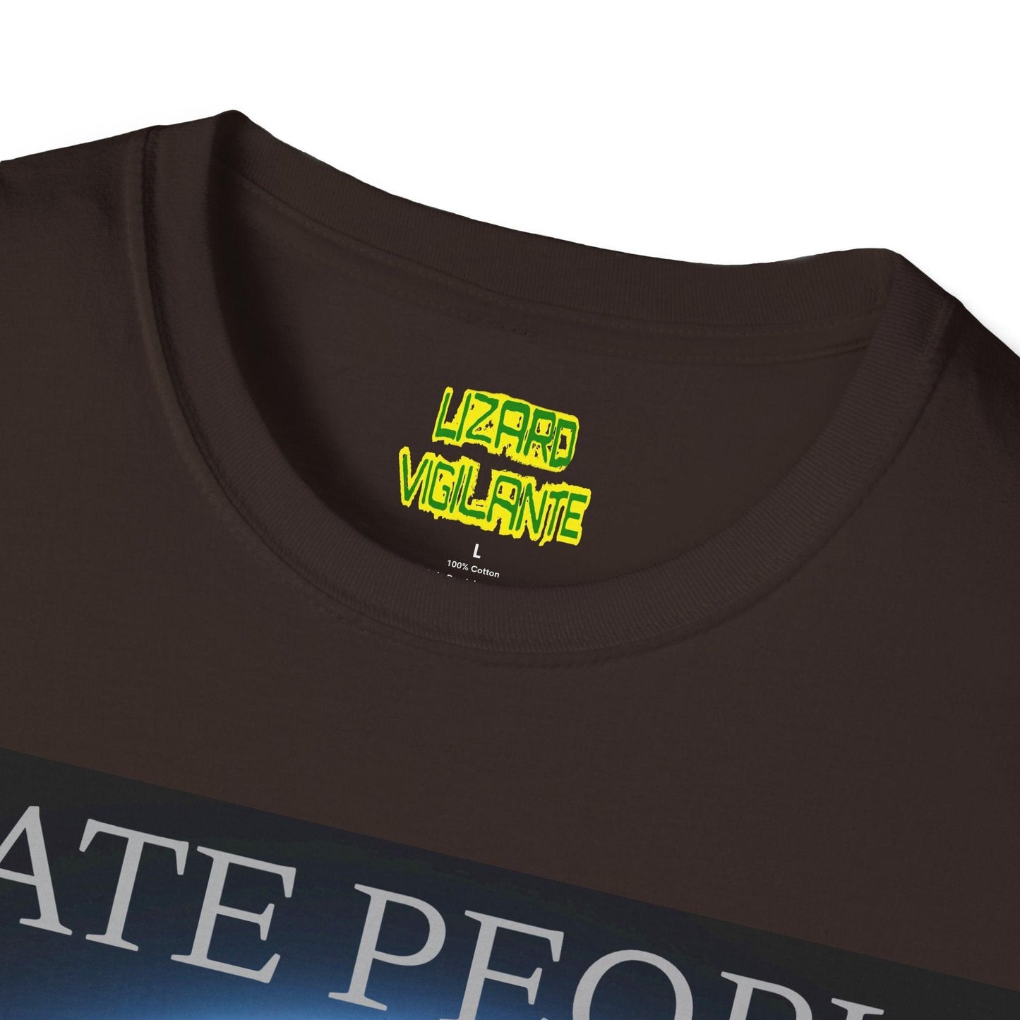 I Hate People Alien Unisex Softstyle T-Shirt - Lizard Vigilante