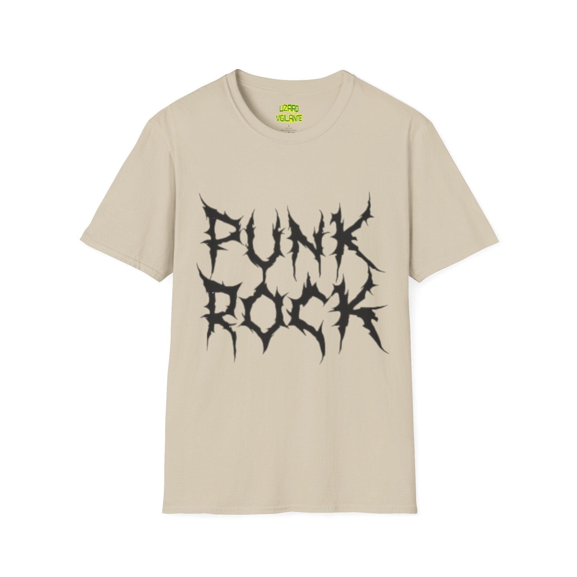 PUNK ROCK Unisex Softstyle T-Shirt - Lizard Vigilante