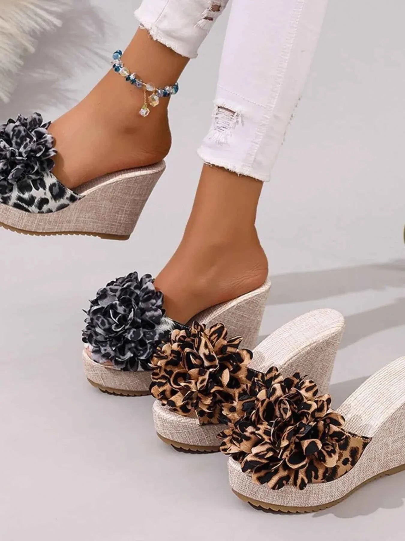 Open Toe Platform : Wedge Sandals