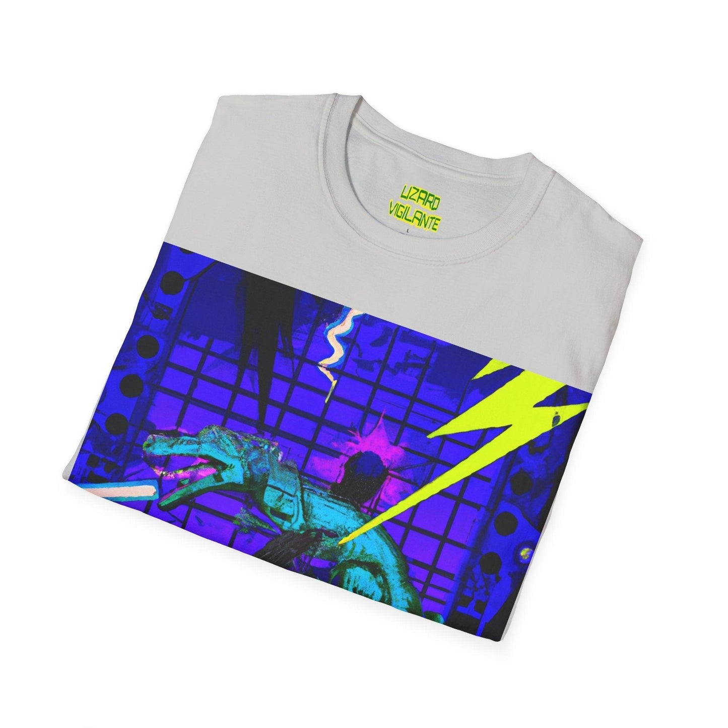 Lizard Vigilante Lives Unisex Softstyle T-Shirt - Lizard Vigilante