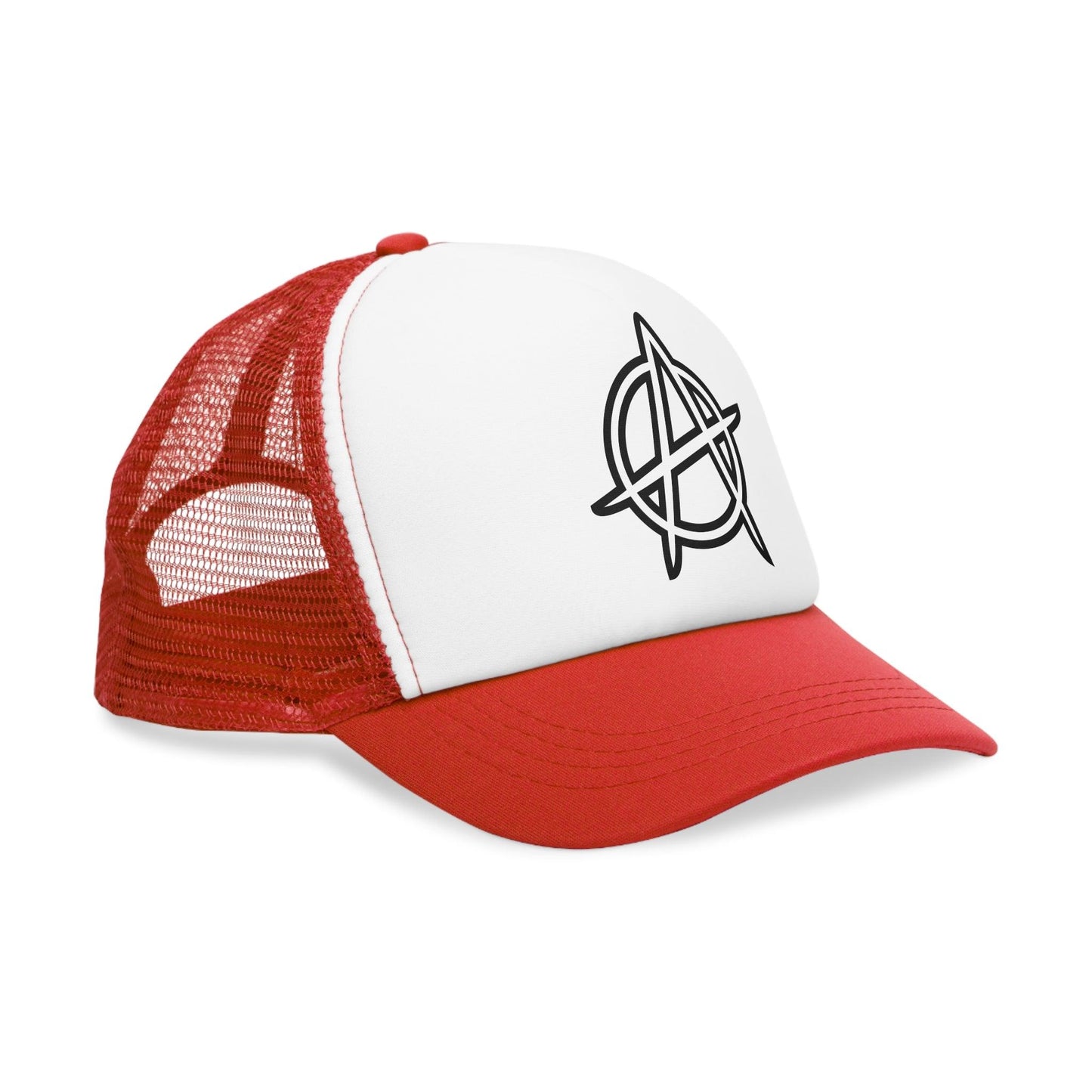 Anarchy Symbol Punker Mesh Cap - Premium Hats from Printify - Just $25.99! Shop now at Lizard Vigilante