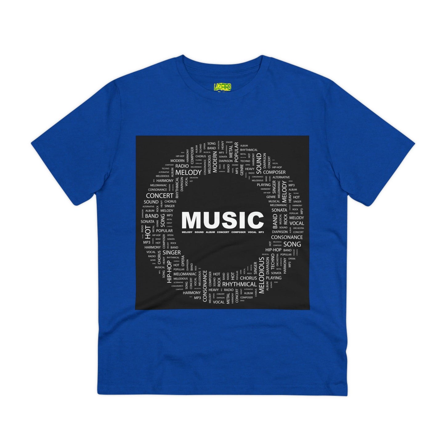 Music Circ Graphic Organic Creator T-shirt - Unisex - Lizard Vigilante