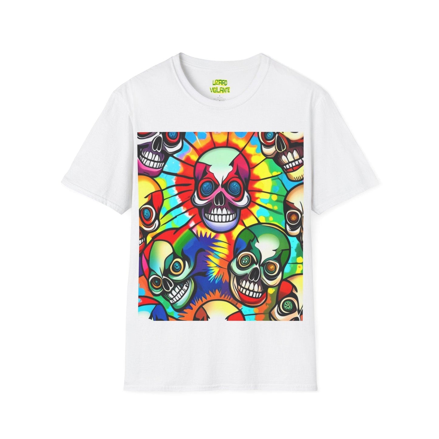 Cráneo Unisex Softstyle T-Shirt - Lizard Vigilante