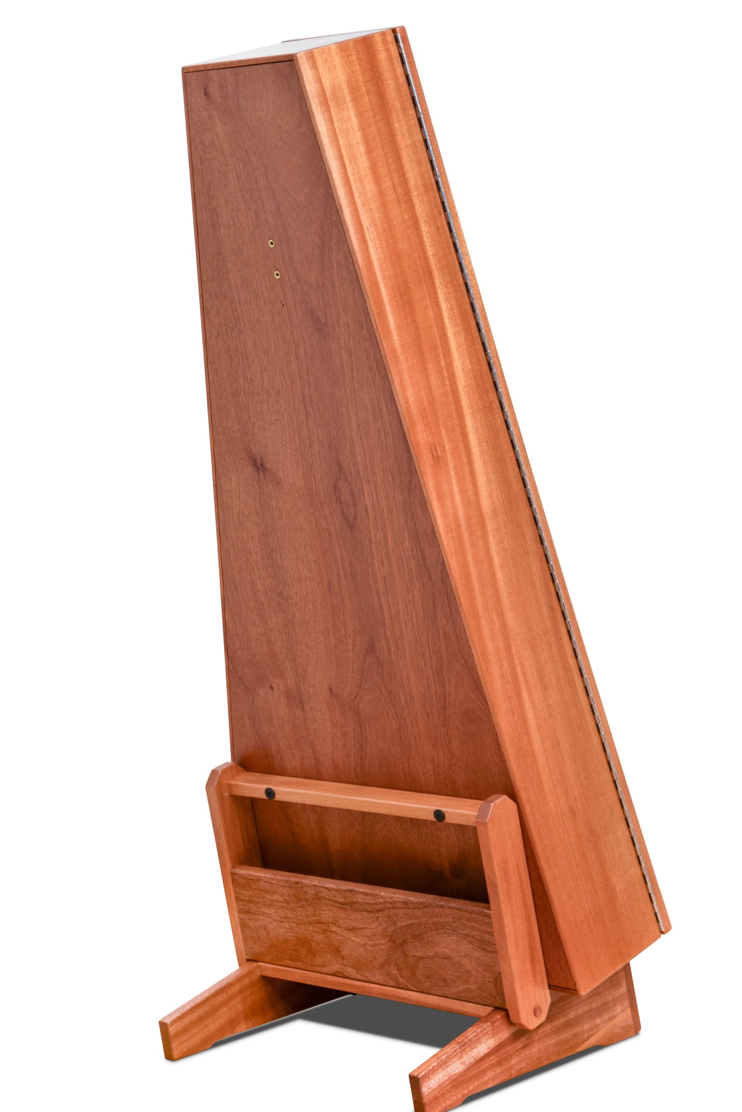 ClimaStand Triangle Humidor with Base - African Mahogany