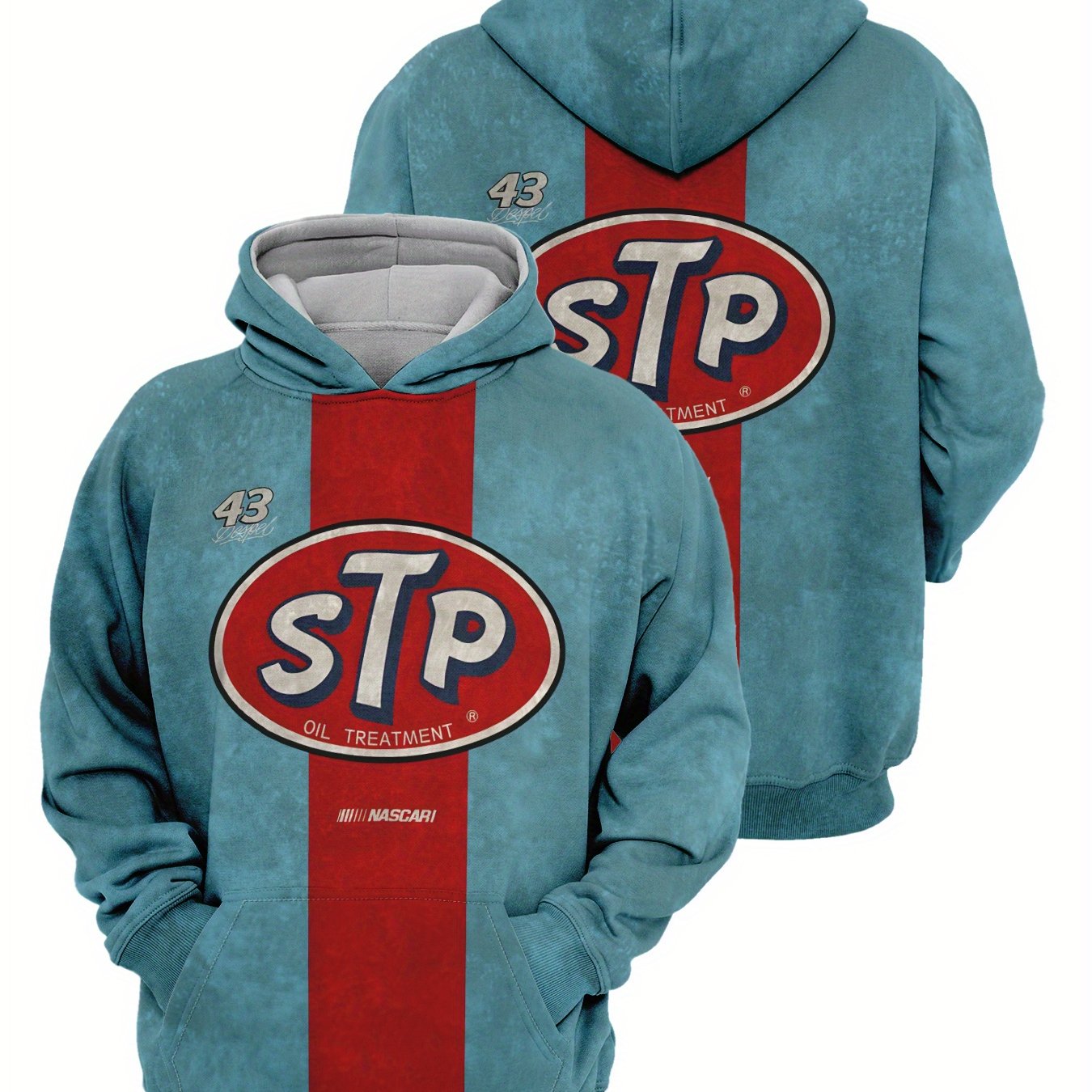 STP Digital Vortex Hoodie – Polyester Athletic Pullover for Bold Autumn/Winter Moves - Premium hoodie from Lizard Vigilante - Just $24.99! Shop now at Lizard Vigilante