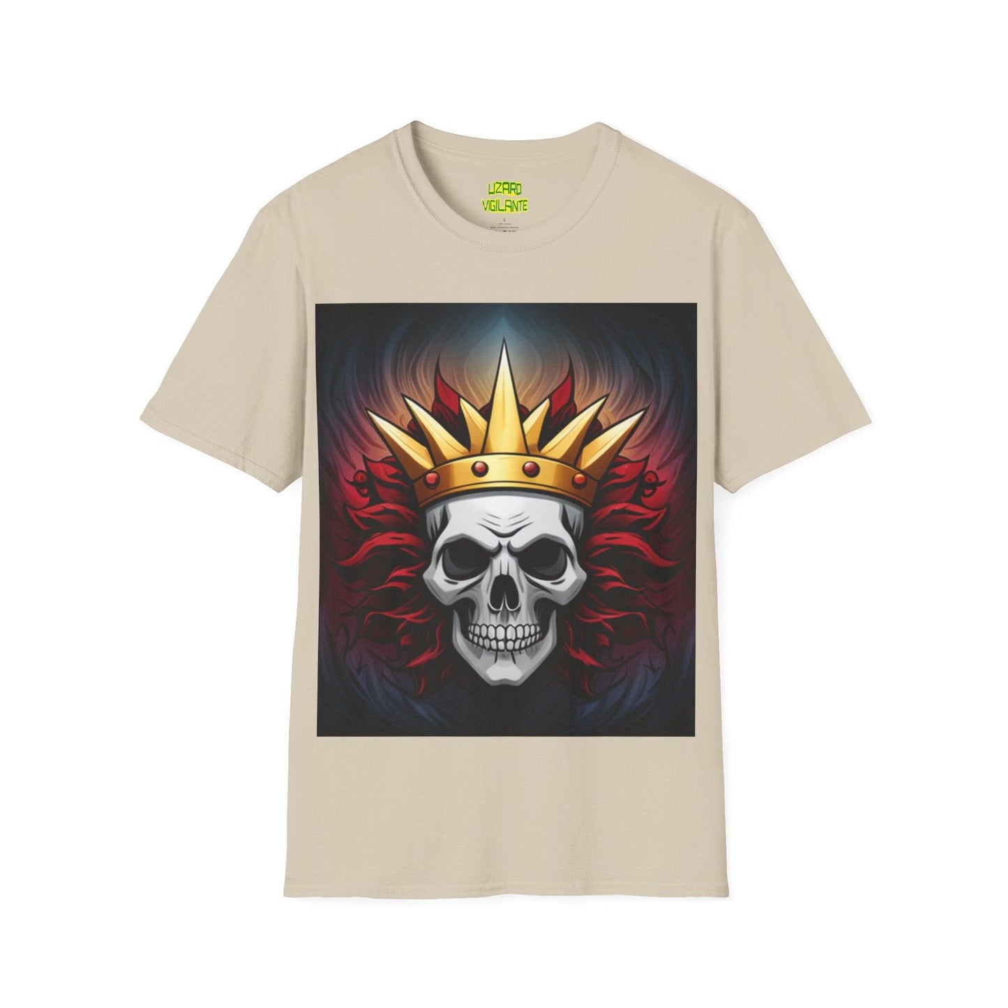 Skeleton King Unisex Softstyle T-Shirt - Lizard Vigilante