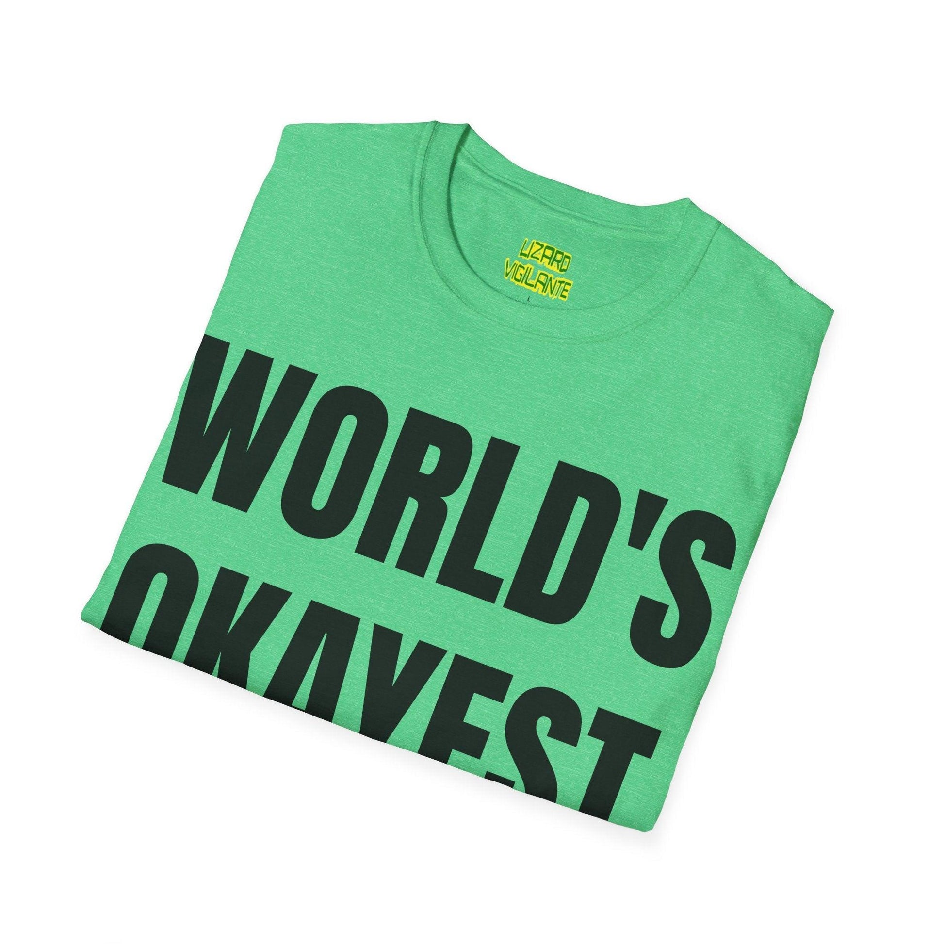 World's Okayest Boss Unisex Softstyle T-Shirt - Lizard Vigilante