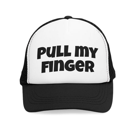 PULL MY FINGER Mesh Cap - Lizard Vigilante