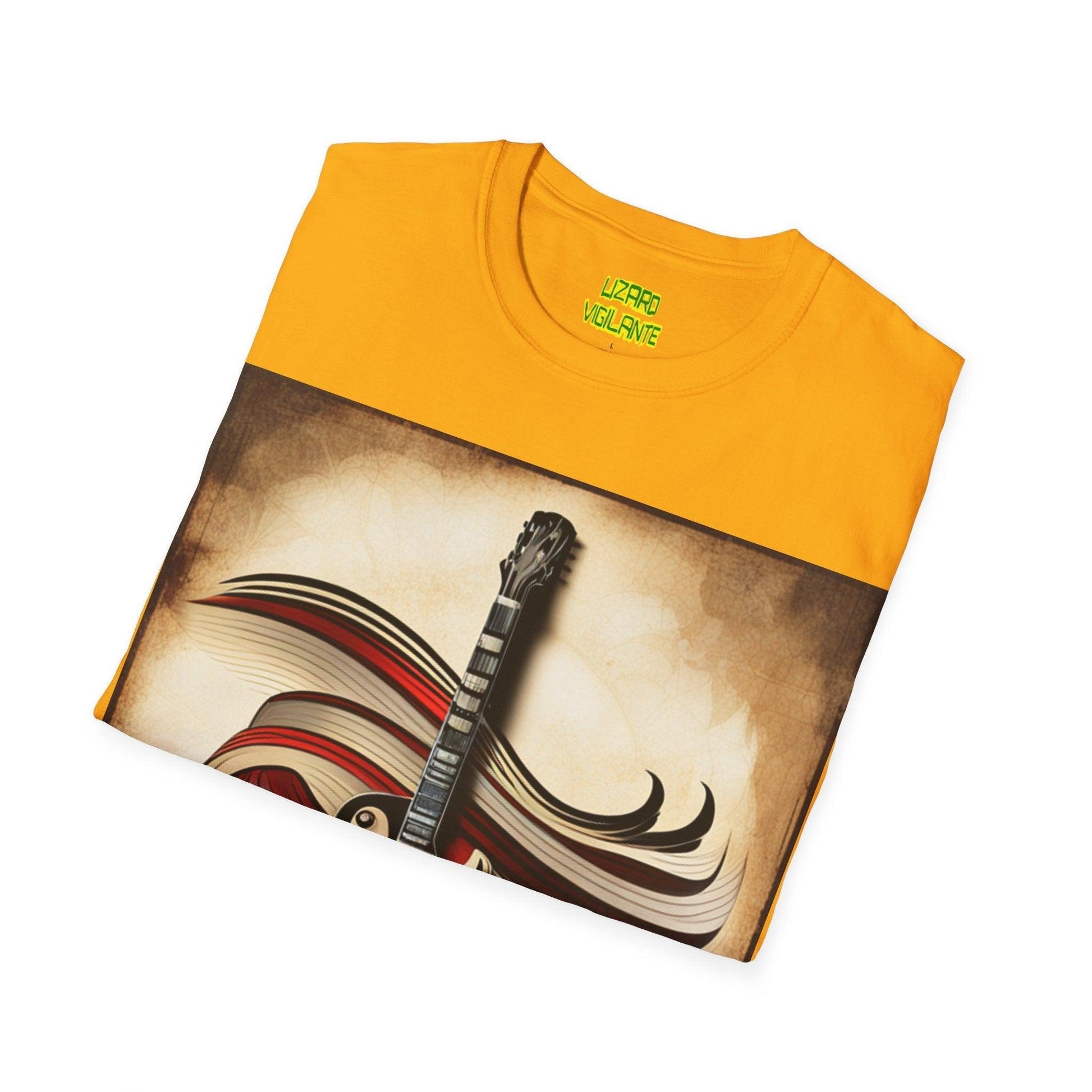 Guit-art Unisex Softstyle T-Shirt - Lizard Vigilante